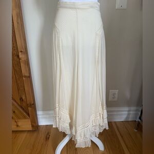 Zimmerman Elegant Cream Maxi Skirt